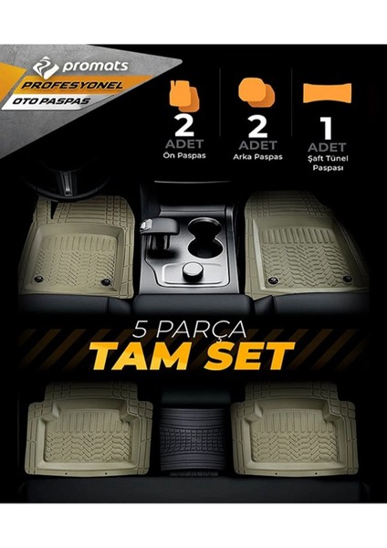 Peugeot 308 2008-2013 Paspas Profesyonel 4d (Bej) fırsatları