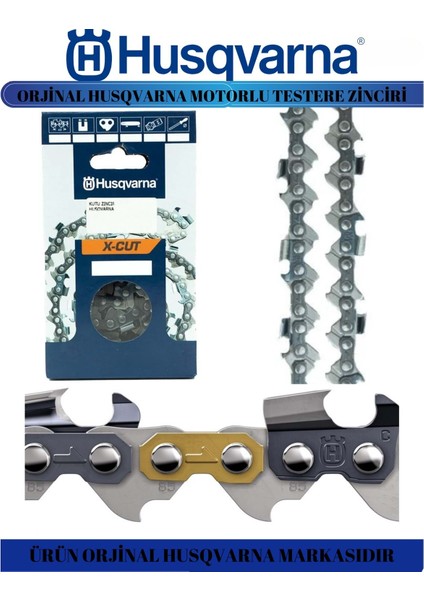 Motorlu Testere Zincir 3/8 34 Diş