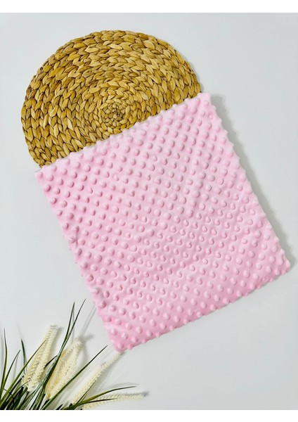 Nohut 90X90 Çift Katlı Nohut Battaniye - Pembe
