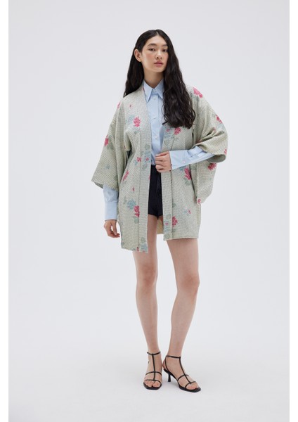 Rosebloom Vintage Shibori Kimono Ceket fiyatları