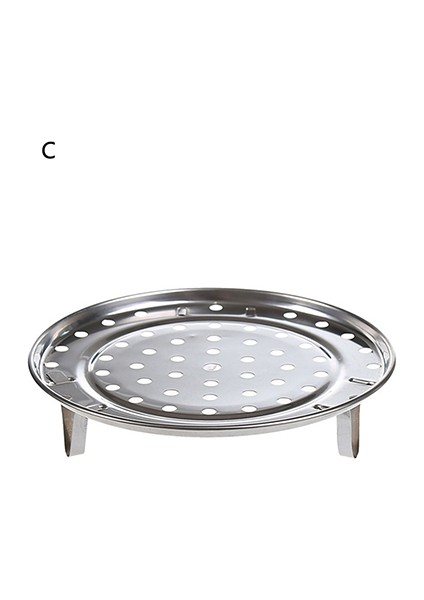 24CM Tarzı Çelik Yuvarlak Buhar Tepsisi cm Kolay Taşıma Üç Ayak Buharlı Mantı Tepsisi Mutfak Eşyaları Pişirme Araçları (Yurt Dışından)