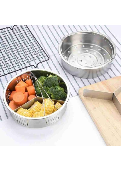C Stili Çelik Buhar Sepeti Yumurta Buharlayıcı Anlık Tepsi Rafı Yemek Pişirme Tencere Mutfak Araçları Seti Aksesuarları R9P4 (Yurt Dışından) modelleri