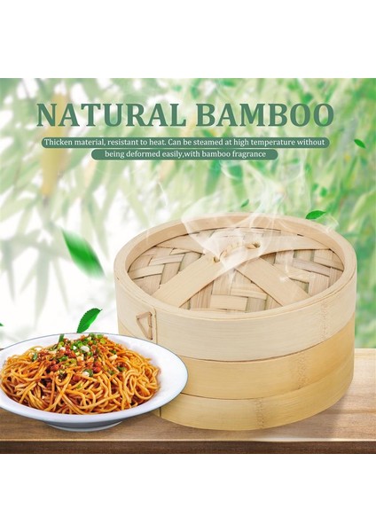 13X13X9CM Stili Mutfak Bambu Buharlı Pişirici Premium Bambu Buharlı Pişirici Dayanıklı Bambu Buharlı Pişirici Asya Yemek Tutkunu Deniz Ürünleri Tutkunu Için (Yurt Dışından) fiyatları