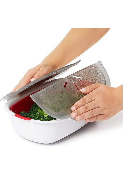 Siyah Stil Gıda Sınıfı Pp Buhar Tabağı Mikrodalga Fırın Buharlı Sepeti Balık Et Sebzeler Gıda Buharlı Mutfak Tenceresi Vaporera Cocina (Yurt Dışından) fırsatları