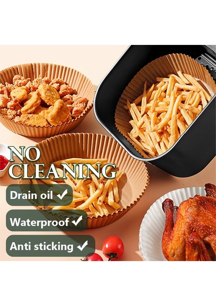 30 Adet Kahverengi 20X4.5CM Tarzı Ev Kullanımı Için Hava Fritöz Kağıt Fırın Yağ Geçirmez ve Yağ Emici Kağıt (Yurt Dışından) fırsatları