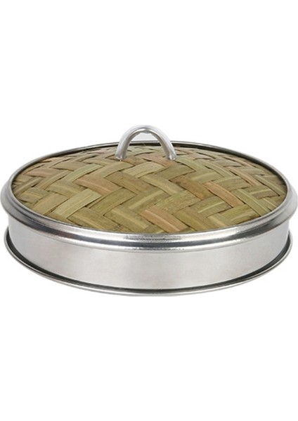 5.5 Kapak Stili Bambu Yemek Buharı ile Paslanmaz Çelik Kaplamalı Mutfak Dumplings Sepeti (Yurt Dışından)