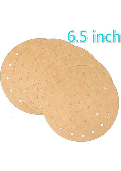 No.8 Stili Fırın Silikon Yağı Anti Yapışkan Buhar Tencere Ped Hava Fritözü Linerleri 6 Adet Bambu Linerler Premium Silikon Kağıt Bambu Buhar Tenceresi Için (Yurt Dışından)