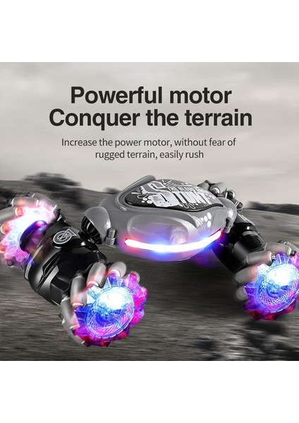 4WD Uzaktan Kumanda Araba El Kontrolü Dublör Hareket Sensörü Rotasyon Drift Off-Road Araç 2.4g Izle Uzaktan Kumanda Off-Road Elektrikli Oyuncak (Yurt Dışından)