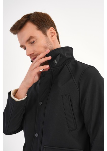 Urban Siyah Softshell Mont