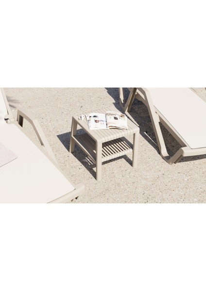 Joker Modern Şezlong Sehpası Plastik Bahçe Sehpa indirimleri