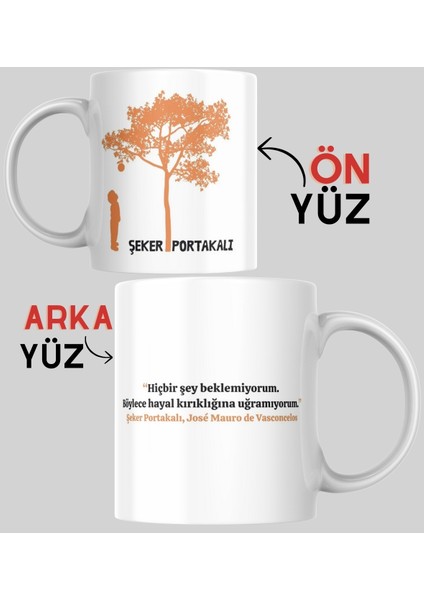 Şeker Portakalı Kutupkitap Tasarım Kupa Kahve Kişiye Özel Not Şeker Portakalı Kitap Hediye Seti fiyatları