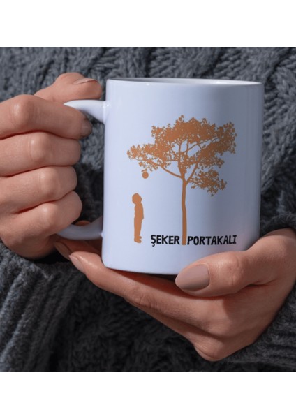 Şeker Portakalı Kutupkitap Tasarım Kupa Kahve Kişiye Özel Not Şeker Portakalı Kitap Hediye Seti modelleri