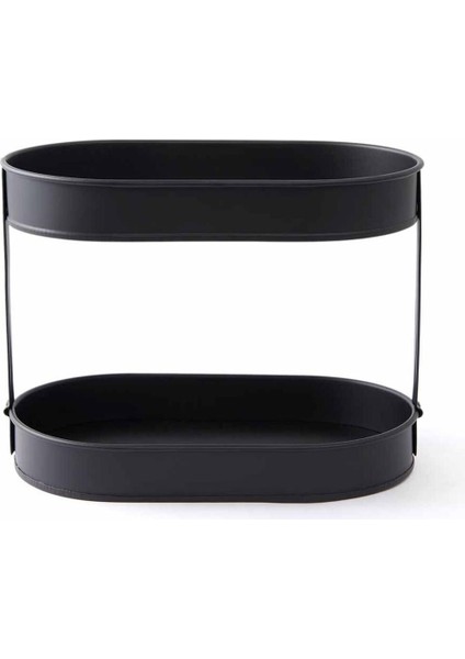 2 Katlı Çok Amaçlı Pratik Organizer - Siyah