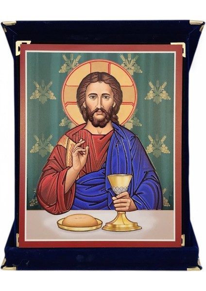 Dünyanın Yaşamı Için Ikona Kadife Kutu