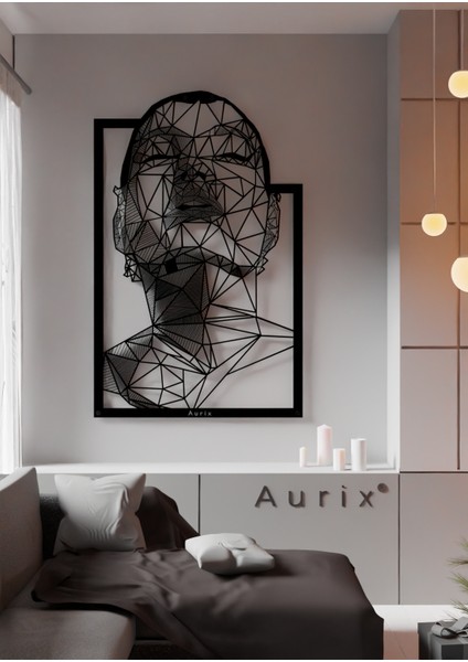 Antonietta Metal Duvar Tablosu – Zarafetin ve Geometrinin Buluşma Noktası