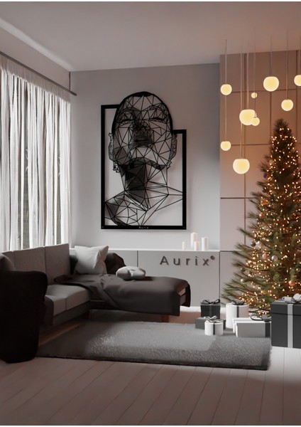 Antonietta Metal Duvar Tablosu – Zarafetin ve Geometrinin Buluşma Noktası fiyatları