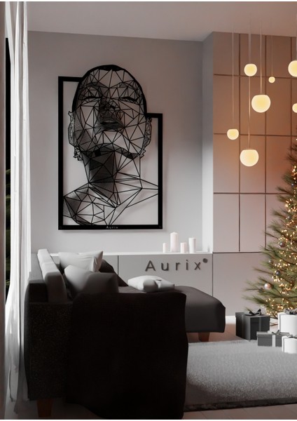 Antonietta Metal Duvar Tablosu – Zarafetin ve Geometrinin Buluşma Noktası modelleri