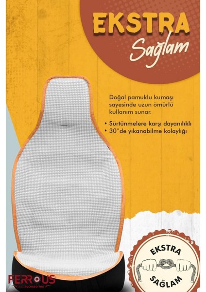 Oto Koltuk Koruyucu Kılıf Terletmez Kilim Seti 2 Ön+1 Arka 3lü Set Universal modelleri