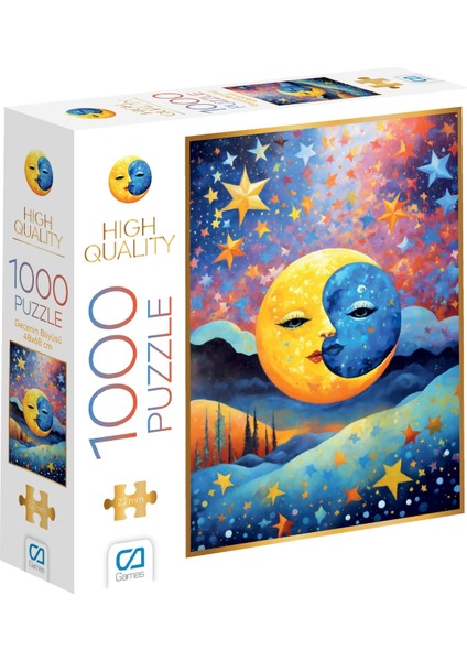 Gecenin Büyüsü 1000 Parça 2,2mm Kalınlık 48X68CM Profesyonel Hobi Puzzle Yapboz Serisi