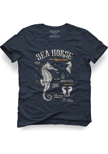 Sea Horse Tasarım T-Shirt