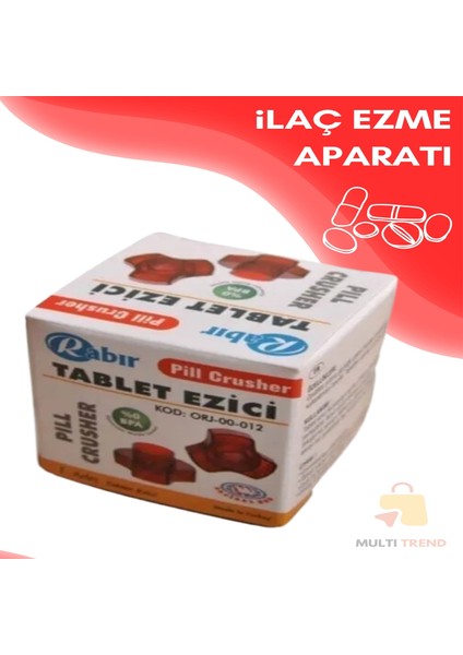 Ilaç Tablet Ezici - Ilaç Hap Ezme Aparatı - Ilaç Ezici