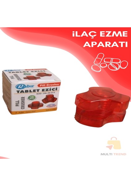 Ilaç Tablet Ezici - Ilaç Hap Ezme Aparatı - Ilaç Ezici
