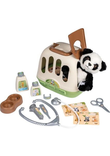 Aksesuarlı Veteriner Çantası ve Panda 340303