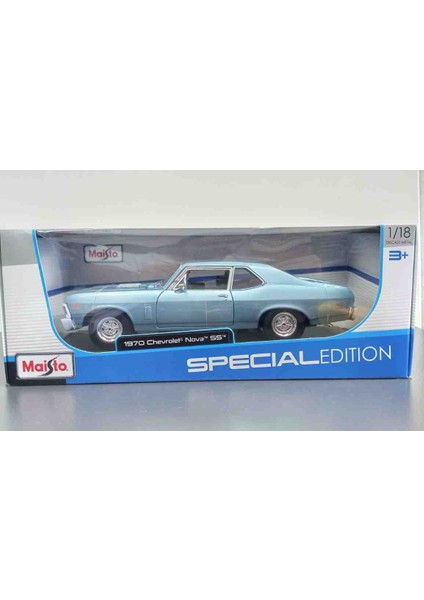 Dianomi Maisto 1:18 Ölçek 1970 Chevrolet Nova Ss// Diecast Metal Araba fırsatları