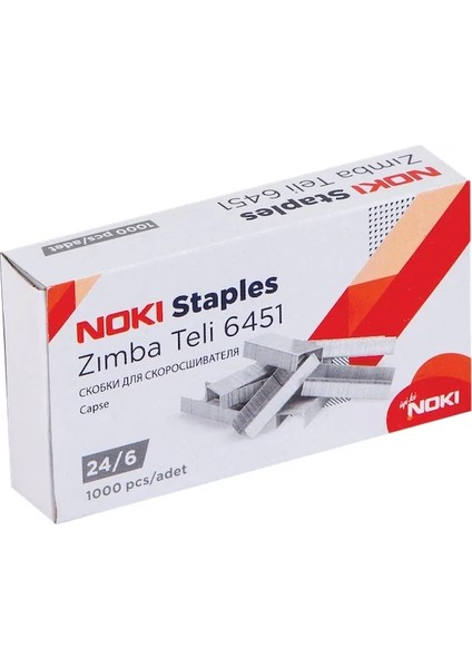 Nokı No:24/6 Zımba Teli (10 Lu Pk)
