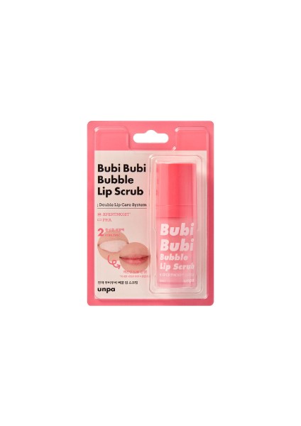 Pürüzsüz ve Yumuşak Dudaklar Köpüren Dudak Peelingi Unpa Bubi Bubi Lip Scrub