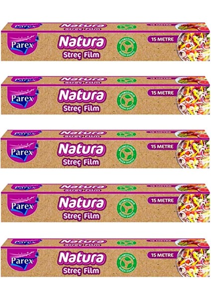 Natura Streç Film 15 Metre (5 Adet)