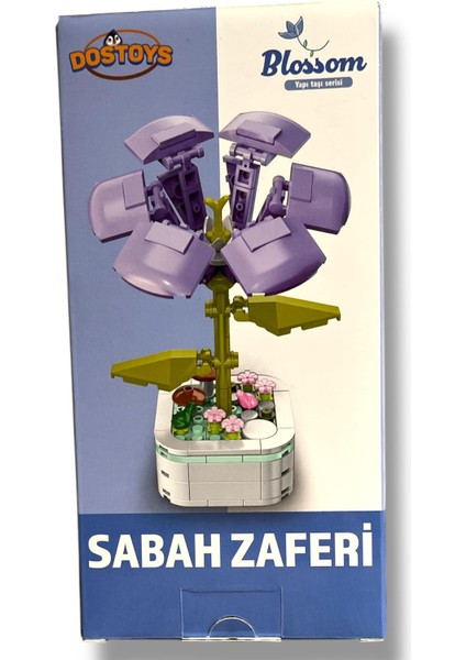 141 Parça Sabah Zaferi Çiçeği Yapım Seti - Gerçekçi ve Dekoratif Yapı Oyuncağı