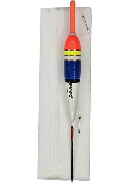 Özel Üretim Hassas Şamandıralı MOD.252 (1 Gr) 2 Iğneli Kefal Sokar Melanur Takımı - 6 mt Misinalı