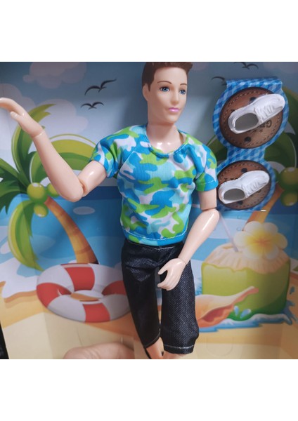 Sonsuz Hareketli Erkek Oyuncak Bebek Çok Eklemli Model Bebeği 29 cm Yüksek Kalite