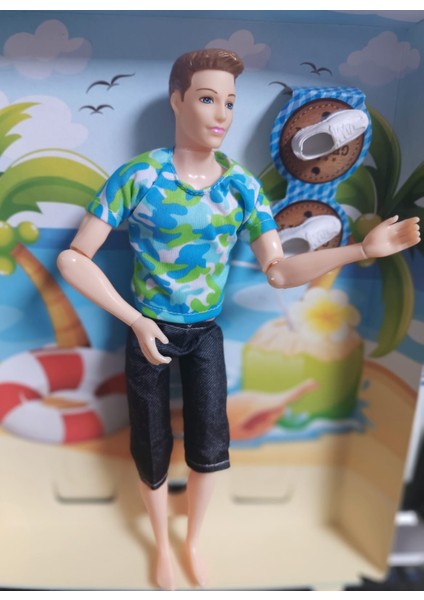 Sonsuz Hareketli Erkek Oyuncak Bebek Çok Eklemli Model Bebeği 29 cm Yüksek Kalite