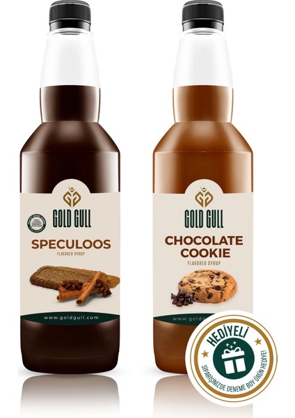 Speculoos & Çikolatalı Kurabiye Aromalı Kahve & Meyve Şurubu 2 x 700 Ml