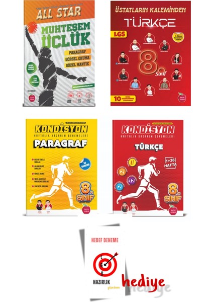 Lgs All Star Muhteşem Üçlük Türkçe Deneme- Kondisyon Paragraf Türkçe Denemeleri Lgs Hazırlık
