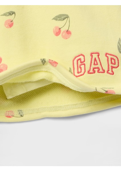 Kız Bebek Sarı Gap Logo Pull-On Şort Etek
