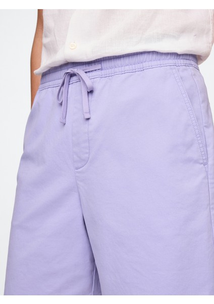 Erkek Mor Stretch Twill Şort modelleri