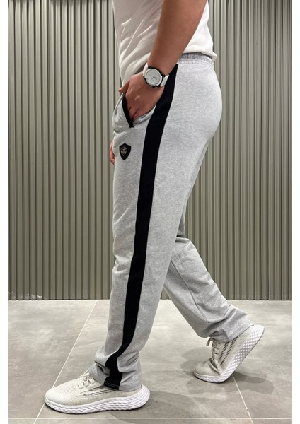 Yan Şeritli Düz Paça Erkek Eşofman Altı fiyatları