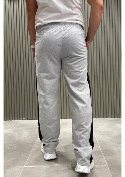 Yan Şeritli Düz Paça Erkek Eşofman Altı modelleri