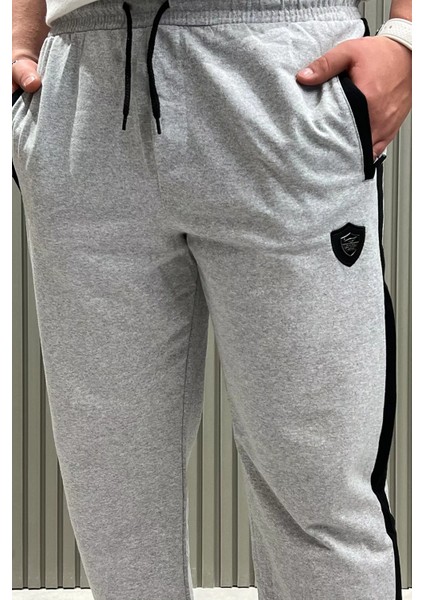 Yan Şeritli Düz Paça Erkek Eşofman Altı fırsatları