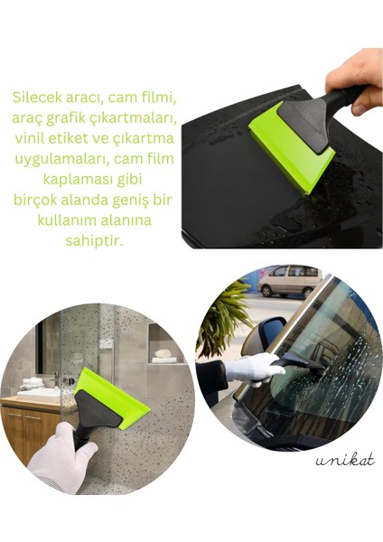 Araç Cam ve Yüzey Kurulama Sileceği Çekpas - Cam ve Kaporta Için Yumuşak Çizmez Silikon Araç Kaplamaya Uygundur 1 Adet