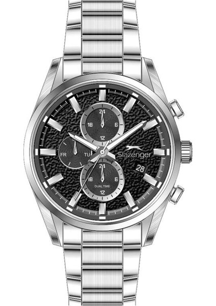 SL.09.2515.2.03 Quartz Çelik Gri Siyah Kadran 44 mm Erkek Kol Saati
