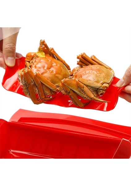 Küçük Stil Silikon Buharda Pişirme Kabı Buharlı Pişirici Mikrodalga Buharlı Fırın Silikon Buharlı Pişirici Kapaklı Mutfak Aracı Araçları Pişirme Aracı (Yurt Dışından) modelleri