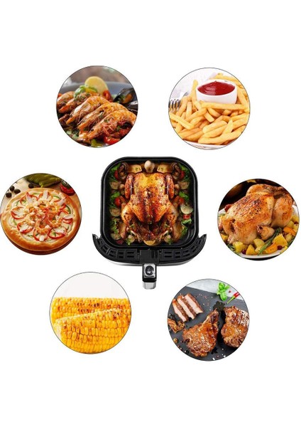 No.1 Tarzı Hava Fritözü Liner Ped Silikon Mutfak Pişirme Anti Kayma Buhar Matları (Yurt Dışından) fırsatları