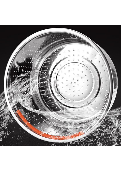 6l Tarzı 1.l Instant Cooker Için Silikon Kaplı Kolu Olan Mat Olmadan 304 Paslanmaz Çelik Buhar Sepeti Tencere Aksesuarları (Yurt Dışından)