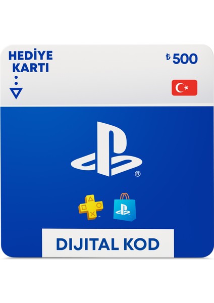 Play Station Store 500 Tl Hediye Kartı
