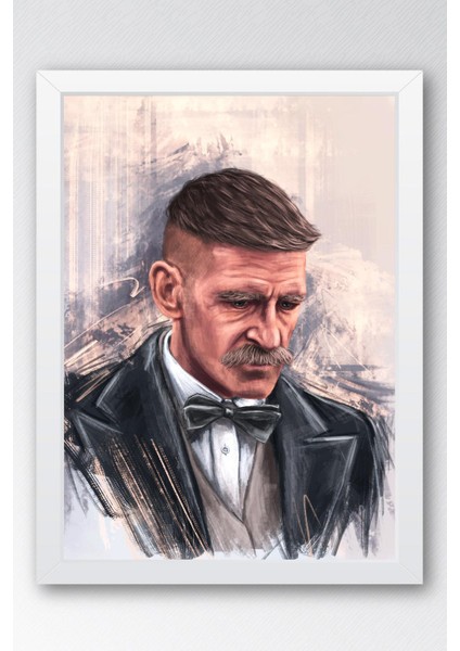Peaky Blinders Çerçeveli Tablo - Arthur Shelby Dizi Posteri Tablo