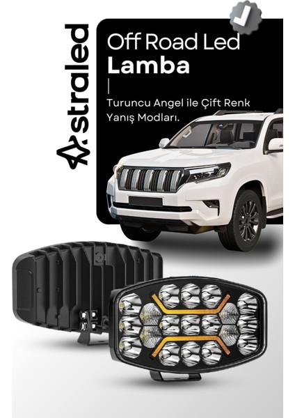 240W Offroad 12-24 Volt Oval Spot Far Oto Çalışma Lambası Atv Traktör